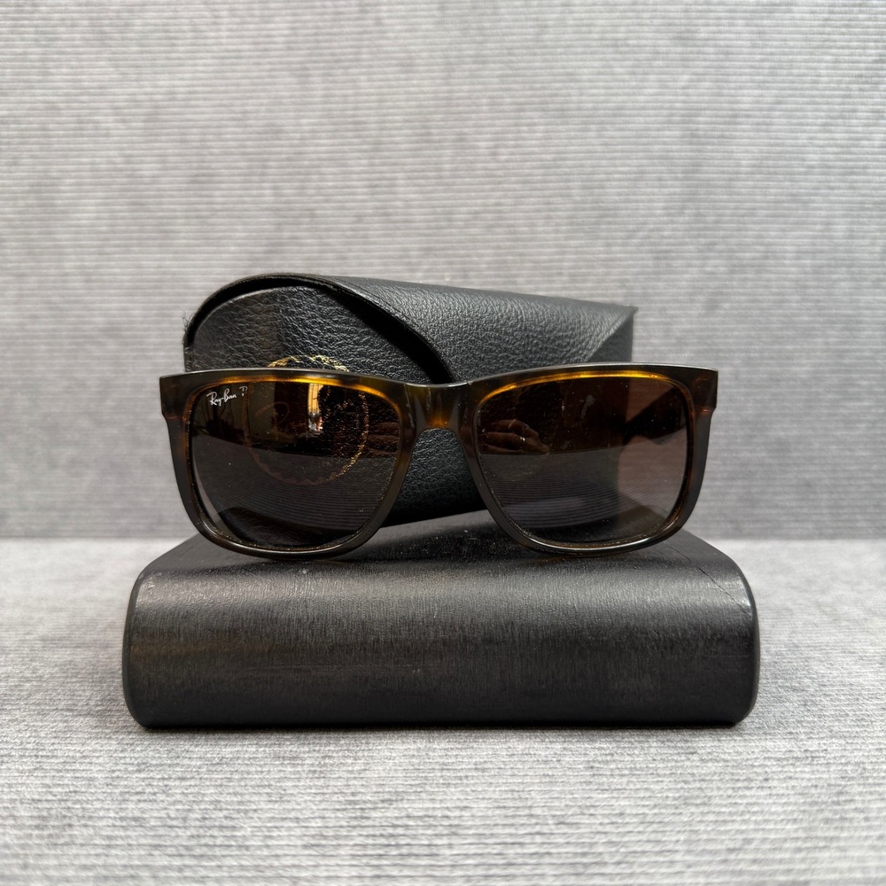 Ray-Ban‎ Wayfarer Tortoise Shell Polarized Y2K Sunglasses Brown Lens Vtg